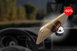Слив на магнитный держатель Smartmount car c инстаграма и фейсбук