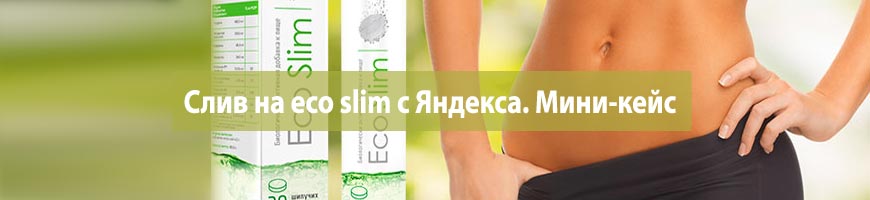Слив на eco slim с Яндекса. Мини-кейс