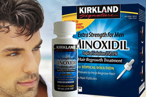 льем на средство для густой шевелюры MINOXIDIL